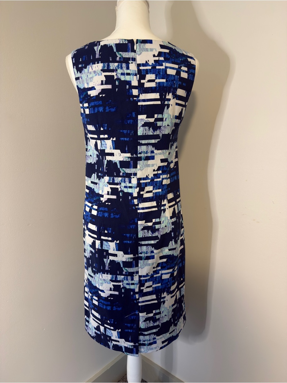 Mario Serrano Asymmetrical Hem Dress Size 10 Elegant Cocktail Party Midi Dress - Picture 5 of 11